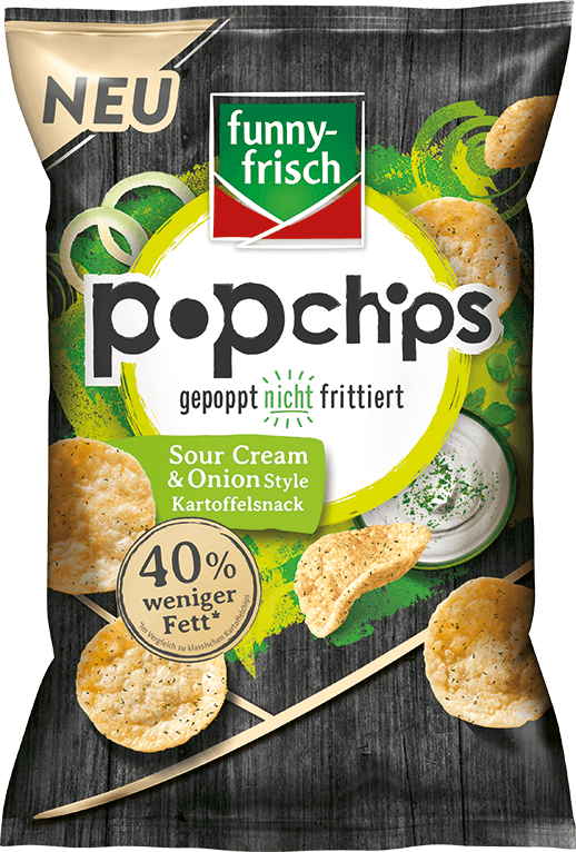 Linsen Chips Paprika Style - Funny-frisch - 90 Gramm